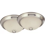 (4-2/PK)-HOME Impressions 11" Brushed Nickel Flush Mount Ceiling LIGHT.IFM211BNT. Fixed Price $141.96.