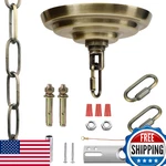 Mayomajo 6 Inch Light Canopy Kit With Feet Hanging Chain, Heavy Duty, Replacem. Fixed Price $44.06.