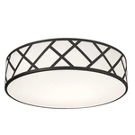 Afx Lighting Haven 3 21" Flush Mount, Black/white - HVNF21MBBK. Fixed Price $240.00.