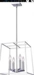 Canarm Coco 4-LIGHT Chandelier 14 Chrome Adjustable Downrod Dining Living. Fixed Price $72.30.