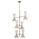 Champagne Bronze 12 Light Foyer Chandelier From The Phix Collection. Fixed Price $1504.99.