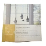 Portfolio Brushed Nickel Finish Light Mini Pendant Fitter Model 0586836. Fixed Price $23.72.