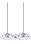 Eglo Corliano Led Pendant Light Chrome Crystal Style Hanging Fixture 201576A New. Fixed Price $29.99.