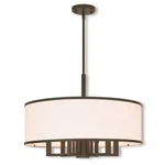 Livex Park Ridge Light Pendant, Bronze/off-white Hardback 62616-07. Fixed Price $593.96.