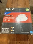 Halo 4IN Ra-dm Led Direct Mount Recessed Gimbal Downlight, White Dimmable. Fixed Price $21.60.