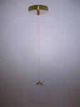 River Of Goods Hadley 8 In. 1-LIGHT Gold Pendant With White Glass Shade. Fixed Price $44.95.