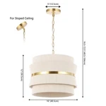 Safavieh Willia, 3LT, 16" Pendant, Reduced Price 2172778710 PND4184A. Fixed Price $128.00.