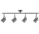Globe Electric Wyatt 4 Dark Shiny Pewter Track /led Bulbs Included,free Ship!. Fixed Price $48.00.