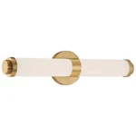 Access Lighting Aqua 4.5 In. Brushed Gold Vanity Bar With Opal Glass Shade. Fixed Price $59.15.