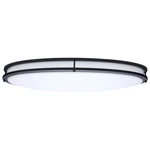 Nuvo Lighting 62/1881 Glamour 32"W Led Flush Mount Ceiling - Black. Fixed Price $203.99.