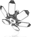 100W Led Garage Lights, 10000LM Ultra Bright Shop With 6+1 Adjustable Pane. Fixed Price $31.30.