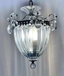 Schonbek Bagatelle 1 Pendant Ceiling Chandelier Heirloom Bronze 3 Light Crystal. Fixed Price $379.00.