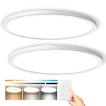 Super Slim 3200LM 12INCH Led Ceiling Lights Flush Mount, Dimmable 3000K 4500K.... Fixed Price $38.30.