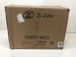 Z-lite Gideon 10 In. 1-LIGHT Modern Gold Pendant Etched Opal Glass. Fixed Price $69.29.