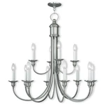 Livex Lighting Cranford Chandelier Brushed Nickel. Fixed Price $894.99.