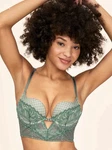 Adore Me Camilla Dark Green Push-up Longline Wire Bra Size 34B Classic Feminine. Fixed Price $23.00.