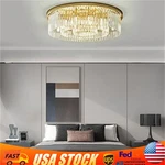 23.6" Modern Chandelier Crystal Ceiling Fixture Pendant Flush Mount Lamp. Fixed Price $123.25.