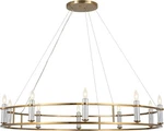 Kichler 52491 Rosalind 10 Light 50"W Crystal Candle Style - Brushed Natural. Fixed Price $650.00.