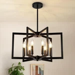 6-LIGHT Black Chandelier, Farmhouse Dining Room Fixture, Large Modern C.... Fixed Price $73.14.