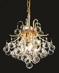 World Crystal Contour 3 Light 12X15 Chandeliers Gold. Fixed Price $198.00.