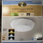 Hampton Bay 12" Diamond Design Color Changing Led Flush Mount Ceiling Light. Fixed Price $27.98.