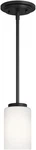 Generation Lighting Sea Gull Single Mini Pendant Oslo Black 61160-112. Fixed Price $65.00.