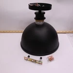 Globe Electric Tallulah Flush Mount Ceiling Light Black Shade 65736. Fixed Price $21.79.