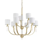 Craftmade 58229 Fortuna Light 34"W Chandelier - Brass. Fixed Price $1178.00.