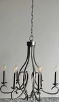 Kichler 5-LIGHT Brushed Nickel Candle-style Chandelier, Hardwired Indoor. Fixed Price $150.00.