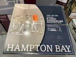 Hampton Bay Hancock Light Chandelier Brushed Nickel Finish 1007 442 059. Fixed Price $79.95.