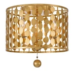 Crystorama Layla 3 Light Antique Gold Ceiling Mount 544-GA. Fixed Price $548.00.