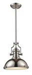 Elk 66114-1 Chadwick 1-LIGHT 14-INCH Pendant, Polished Nickel. Fixed Price $239.85.