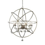 Z-lite Acadia 10 Light Pendant, Antique Silver 415-36. Fixed Price $664.99.