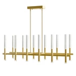 Cwi Lighting Dragonswatch 48-IN Integrated Led Satin Gold Chandelier. Fixed Price $1499.99.
