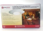 Utilitech 6" White Open Trim Recessed Lighting Fixture (bulb Not INCLUDED)128382. Fixed Price $13.83.