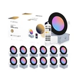 12 Pack Black Smart Recessed Lighting 4 Inch, Ultra-thin Led .... Fixed Price $218.71.