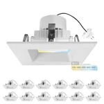 Nuwatt 12 Pack, Inch Square MR16 Led Recessed Lighting, 2700K/3000K/3500K/4000. Fixed Price $189.95.