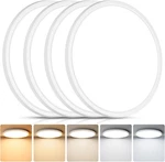 4PACK Led Flush Mount Ceiling Light Fixture, 12 24W, Super Slim 0.67 Inch,. Fixed Price $60.79.