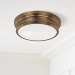 Maxim Fairmont 13" Wide Flushmount Aged Brass Ceiling Light. Fixed Price $253.30.