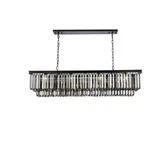 Elegant Lighting 1232D60-SS/RC Sydney 60"W Crystal Black. Fixed Price $400.00.