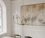 Hunter Southcrest 6-LIGHT Candle Chandelier Luxe Gold Dining Room 48066. Fixed Price $191.25.
