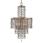Valka Chandelier 6 STEEL/K9 Crystal -traditional Installation Lighting. Fixed Price $1596.00.