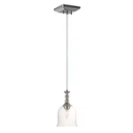 Maxim Lighting 20471CLPN Centennial 1-LIGHT 6.25" Wide Polished Nickel Pendant. Fixed Price $148.00.