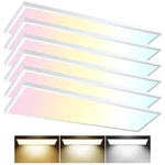 Aikvsxer 6PACK 1X4 Led Flat Panel Surface Mount Ceiling Light, 5500.... Fixed Price $279.56.