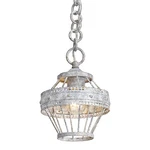 Golden Lighting 7856-M1L Ferris 8"W Cage Mini Pendant Oyster. Fixed Price $135.71.