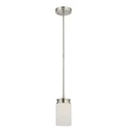 Nuvo Lighting Single 5" Wide Mini Pendant Brushed Nickel (brown Box). Fixed Price $49.99.