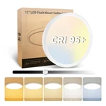 Eosmile 1PACK 12 Inch Led Flush Mount Ceiling Light, 25W, 3000LM, Cri 95+, 27.... Fixed Price $19.01.