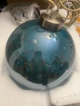 Uttermost 22198 Gemblue Light 9" Brushed Nickel Mini Pendant Ceiling. Fixed Price $219.95.