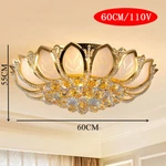 New Crystal Chandelier Lighting Flush Mount Lamp Led Ceiling Pendant. Fixed Price $86.22.