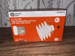 Commercial Electric 5/6 In. Led Color Changing Recessed Trim Downlight, 4PK. Fixed Price $59.99.